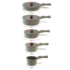 NEOFLAM MİDAS GRİ 11 PARÇA LARGE SET