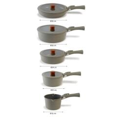 NEOFLAM MİDAS GRİ 11 PARÇA LARGE SET