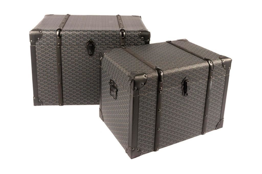 2'Lİ GRİ SANDIK 40-34CM