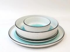 MİNT SERİSİ TURKUAZ 6 KİŞİLİK 24 PARÇA YEMEK TAKIM