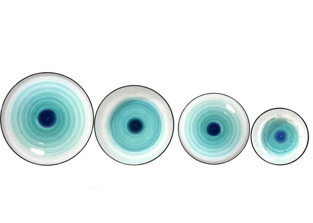 MİNT SERİSİ TURKUAZ 6 KİŞİLİK 24 PARÇA YEMEK TAKIM