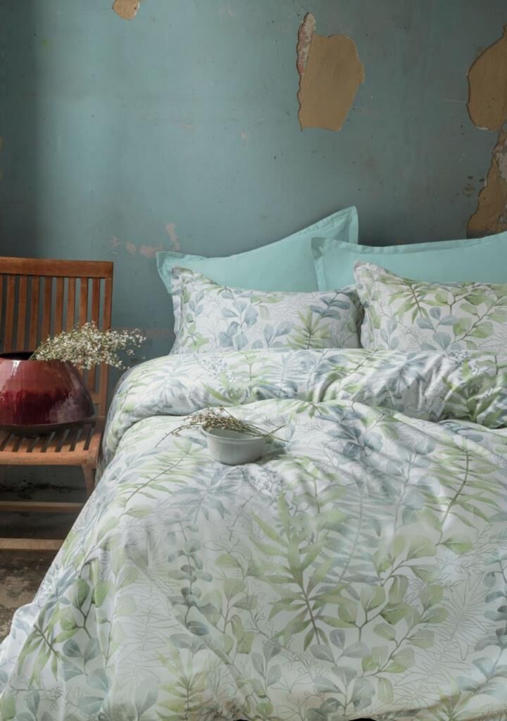 OCCALE GREEN PAMUK SATEN ÇİFT KİŞİLİK NEVRESİM TAKIMI