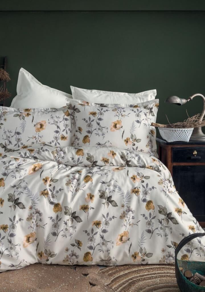 SEPTEMBRE PAMUK SATEN ÇİFT KİŞİLİK NEVRESİM TAKIMI