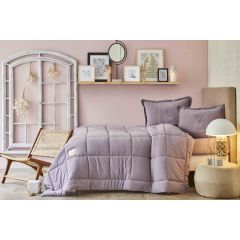TOFFEE LİLA ÇİFT KİŞİLİK COTTON COMFORT SET