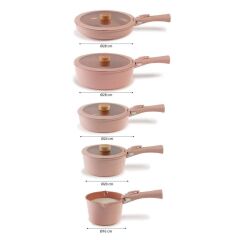 NEOFLAM MİDAS PEMBE 11 PARÇA LARGE SET