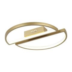 BELZA ALTIN LEDLİ PLAFONYER AVİZE 3000K