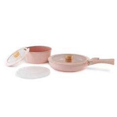 NEOFLAM MİDAS PEMBE 6 PARÇA SMALL SET