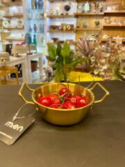 ALTIN ESKİTME KASE/ÇEREZLİK 10CM