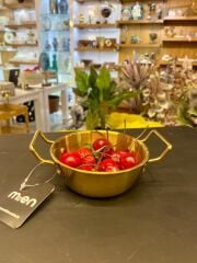 ALTIN ESKİTME KASE/ÇEREZLİK 10CM