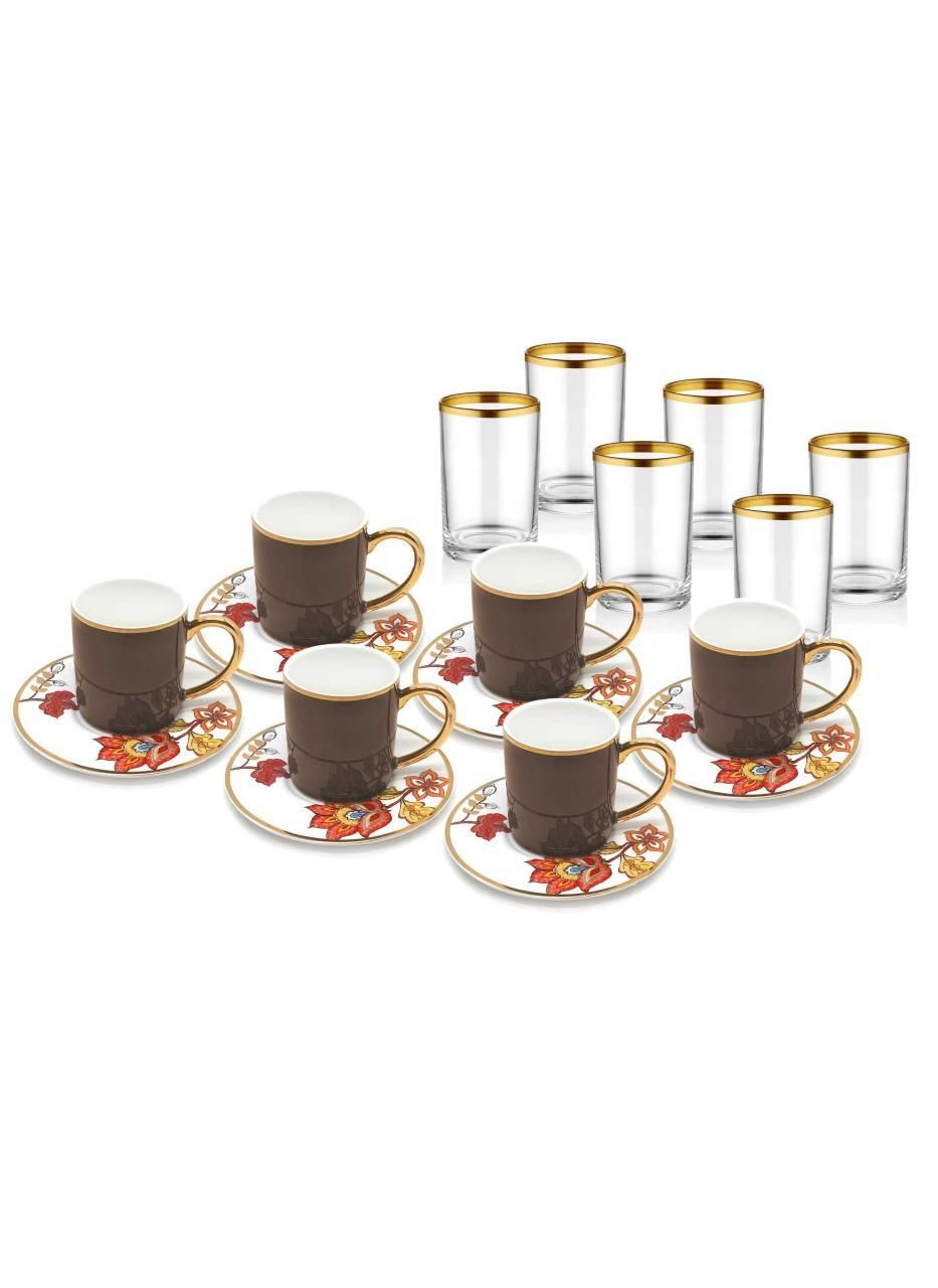 DİLAİLA KAHVE 6 KİŞİLİK FİNCAN&BARDAK SETİ