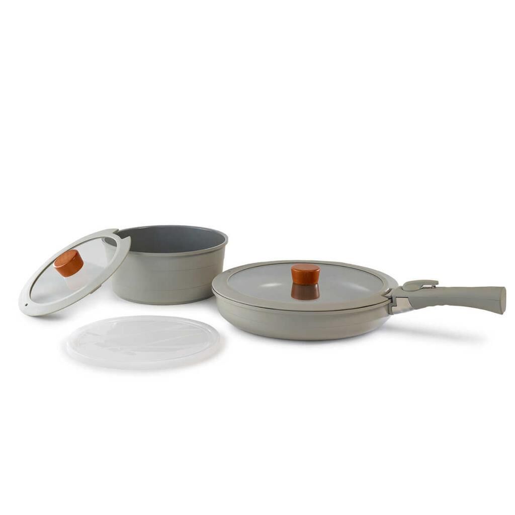NEOFLAM MİDAS GRİ 6 PARÇA SMALL SET
