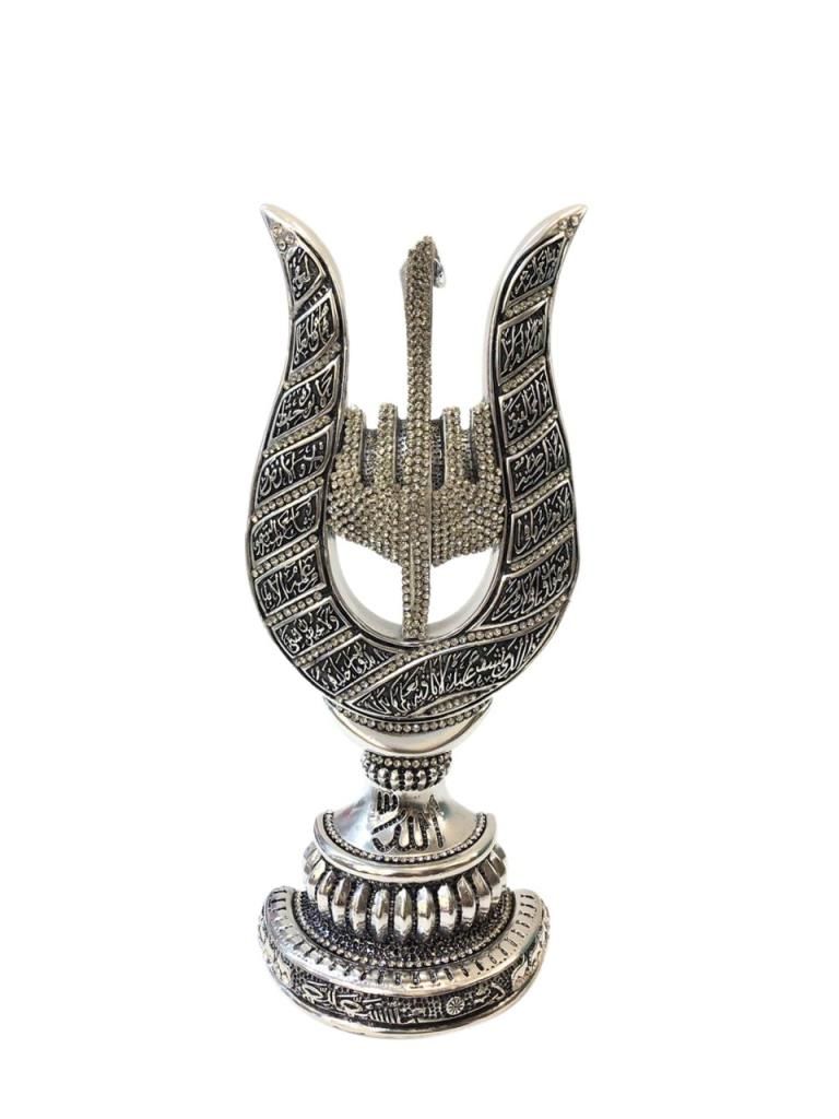 GÜMÜŞ LALE  AYETLİ 31 cm
