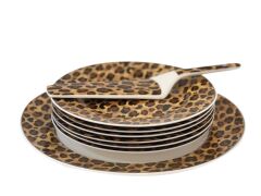 LEOPAR 8 PARÇA PASTA SETİ DESEN1