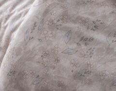 SIERRA SATEN ELEGANCE BASKILI ÇİFT KİŞİLİK NEVRESİM TAKIMI