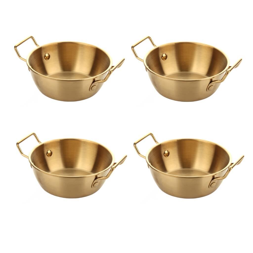 ALTIN ESKİTME 4'LÜ KASE/ÇEREZLİK 12CM