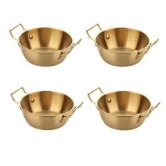 ALTIN ESKİTME 4'LÜ KASE/ÇEREZLİK 12CM