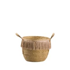 HASIR PÜSKÜLLÜ SAKSI/SEPET 24CM