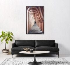 SİYAH AKRİLİK TAŞLI TABLO 70X110CM