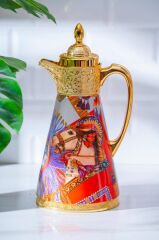 WHISPER ALTIN DESEN2 PORSELEN CAMLI TERMOS