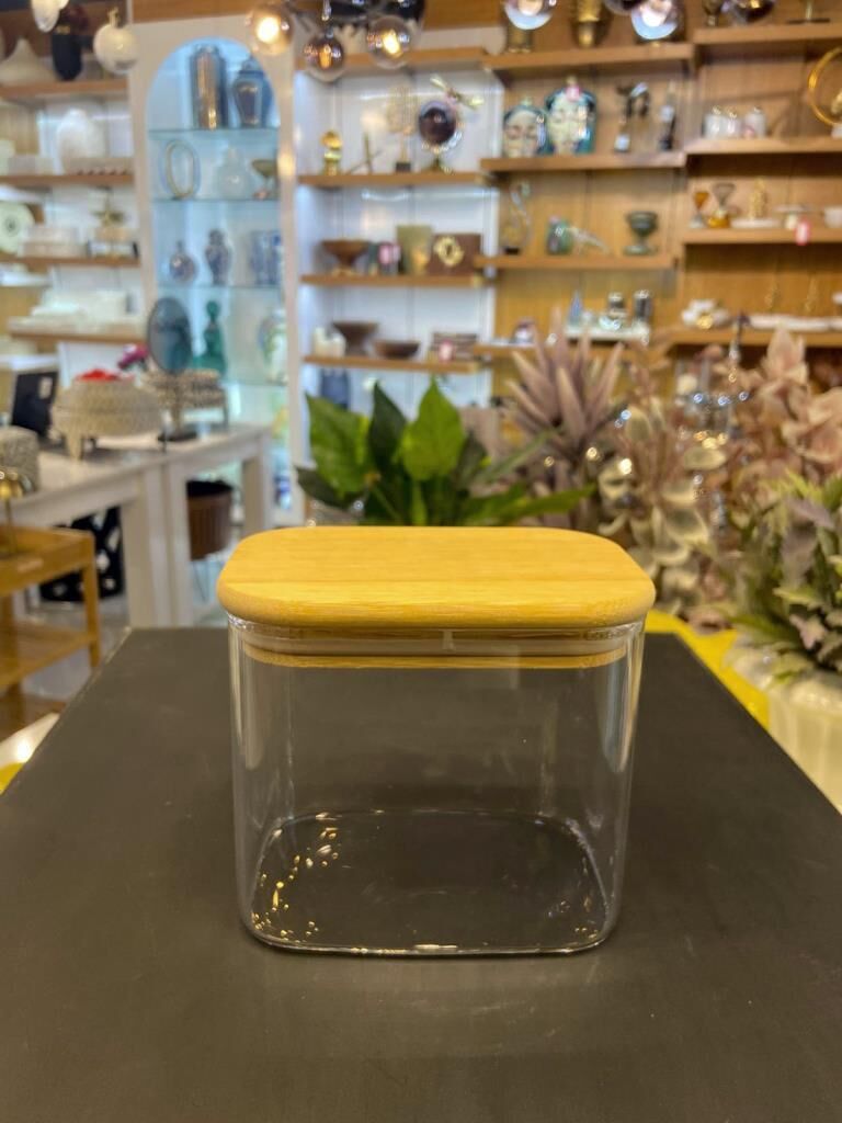 DİKDÖRTGEN CAM KAVANOZ 650ML