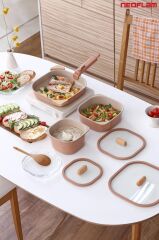 FİKA COMFORT TERRACOTA TENCERE VE TAVA SETİ 10 PARÇA