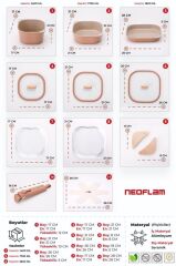 FİKA COMFORT TERRACOTA TENCERE VE TAVA SETİ 10 PARÇA