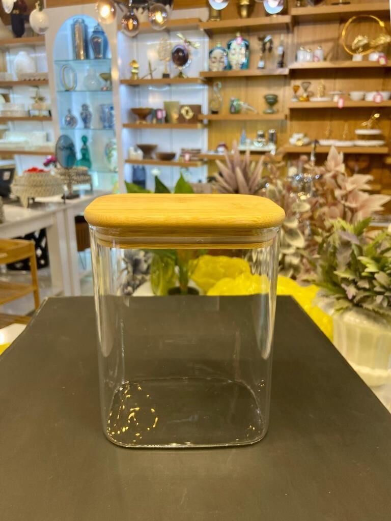 DİKDÖRTGEN CAM KAVANOZ 1050ML