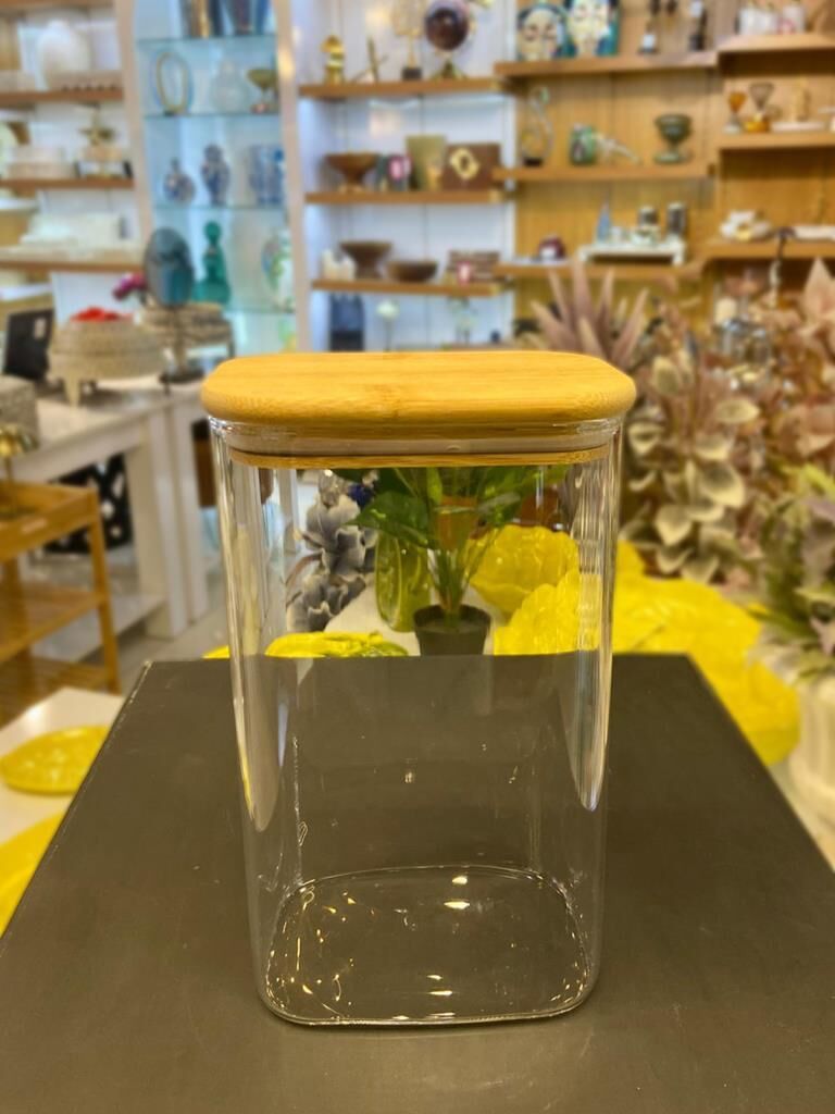 DİKDÖRTGEN CAM KAVANOZ 1500ML