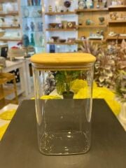 DİKDÖRTGEN CAM KAVANOZ 1500ML