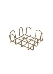 METAL ALTIN EKMEK SEPETİ 21X8CM