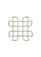 METAL ALTIN EKMEK SEPETİ 21X8CM