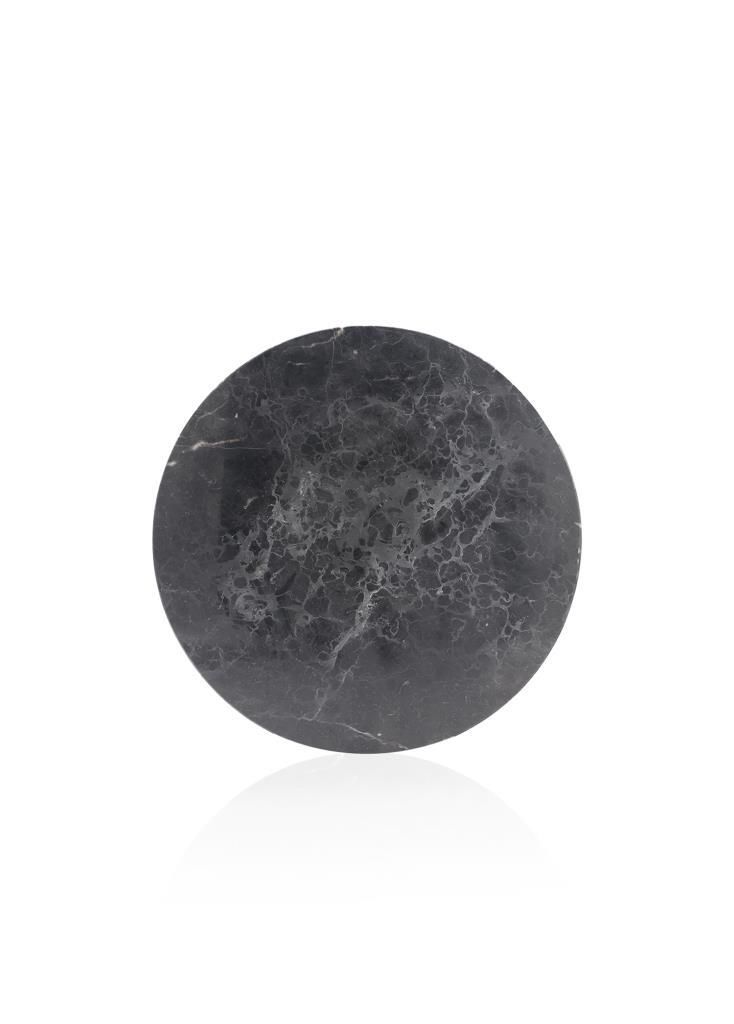 MERMER SİYAH YUVARLAK SERVİS 30CM