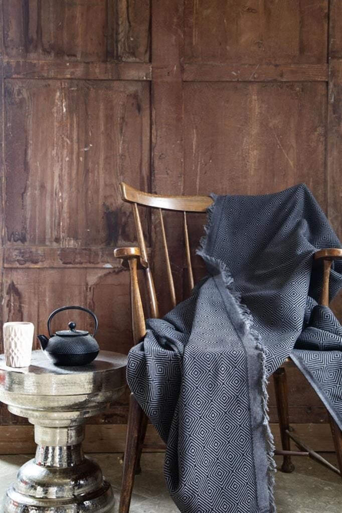 MAIA SİYAH KOLTUK ŞALI 170X230CM