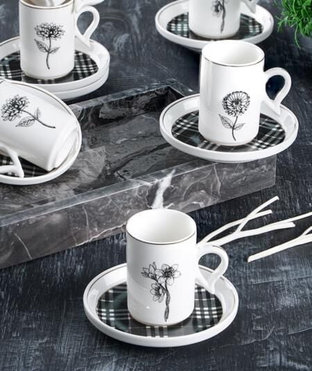 OCTAVIA 6LI TÜRK KAHVESİ FİNCAN TAKIMI