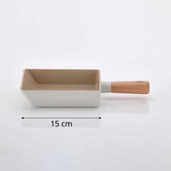 NEOFLAM FİKA ALÜMİNYUM DÖKÜM OMLET TAVA BEJ 15CM