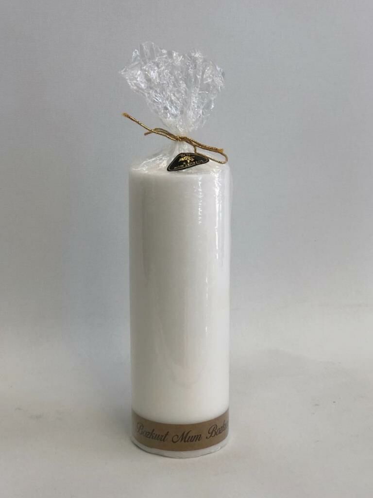 BEYAZ KÜTÜK MUM 7X20 CM