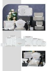 ELENA 12 KİŞİLİK 60 PARÇA YEMEK TAKIMI