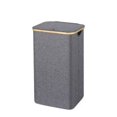 GRİ KATLANIR ÇAMAŞIR SEPETİ 100LİTRE