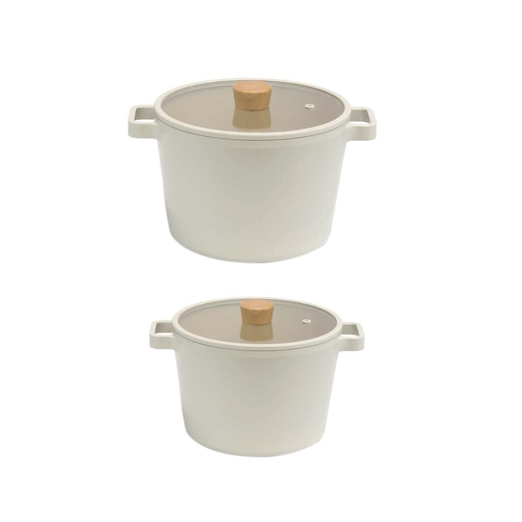 NEOFLAM FİKA BEJ 4 PARÇA TENCERE SETİ