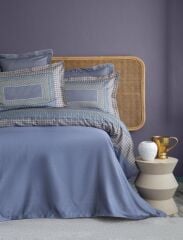 REGINA İNDİGO ELEGANCE BASKILI SATEN ÇİFT KİŞİLİK NEVRESİM TAKIMI