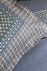 REGINA İNDİGO ELEGANCE BASKILI SATEN ÇİFT KİŞİLİK NEVRESİM TAKIMI