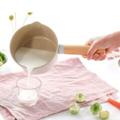 NEOFLAM FİKA ALÜMİNYUM DÖKÜM KAPAKLI SÜT TAVASI BEJ 16CM