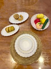 İSTİRİDYE GÜMÜŞ 6 KİŞİLİK 29 PARÇA YEMEK TAKIMI