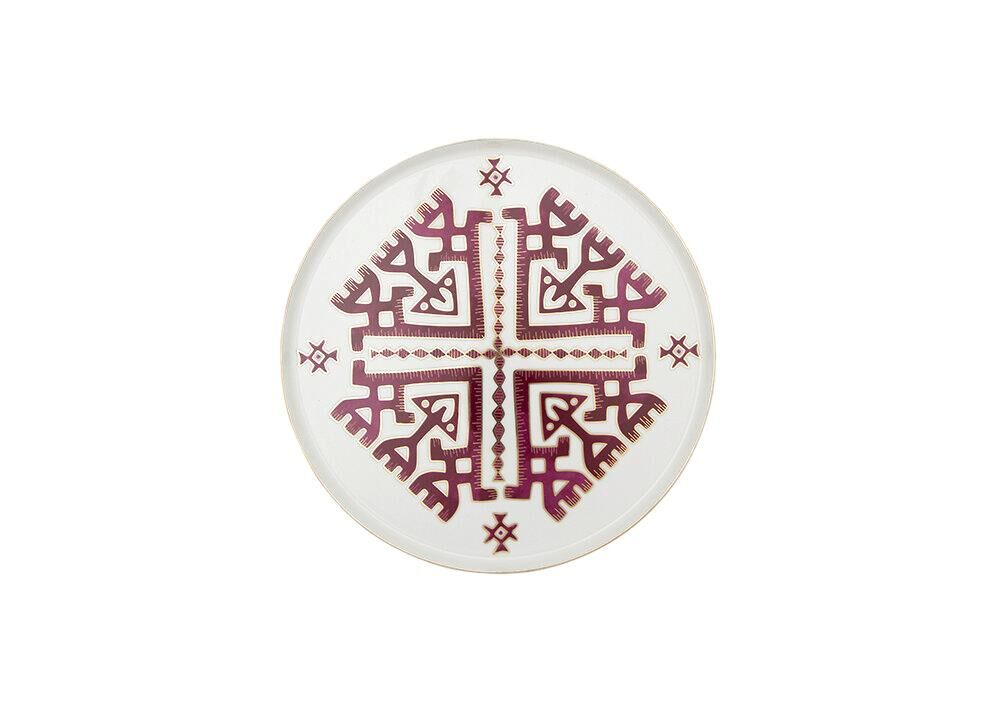 ARABESQUE DESEN6 DÜZ TABAK 18CM