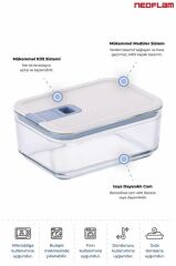 NEOFLAM PERFECT SEAL CAM SAKLAMA SETİ 5 PARÇA