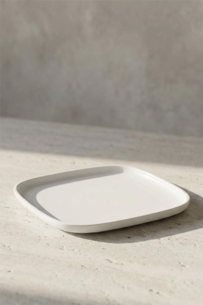 PURE ROYAL TEKLİ KARE SERVİS TABAK 26,5CM