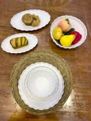 İSTİRİDYE SADE 6 KİŞİLİK 29 PARÇA YEMEK TAKIMI