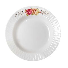 ÇİÇEKLİ HASIR ÇUKUR TABAK 6'LI BÜYÜK