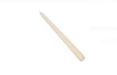 KREM İNCE ŞAMDAN MUM 2X25CM