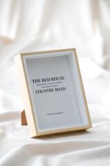 AHŞAP BEJ FOTOĞRAF ÇERÇEVESİ 15X20CM